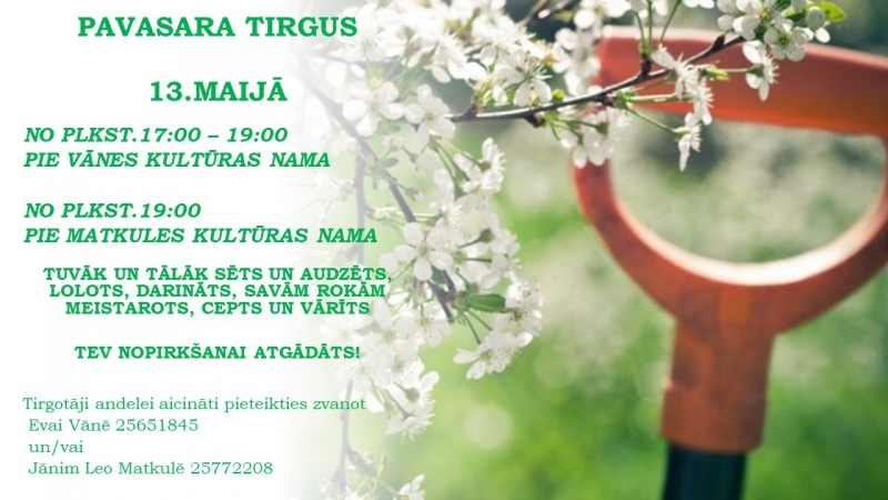 Pavasara tirgus Vānē