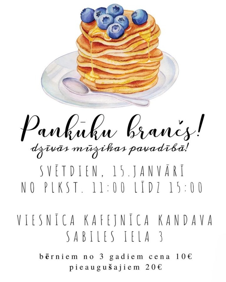 Pankūku brančs dzīvās mūzikas pavadījumā