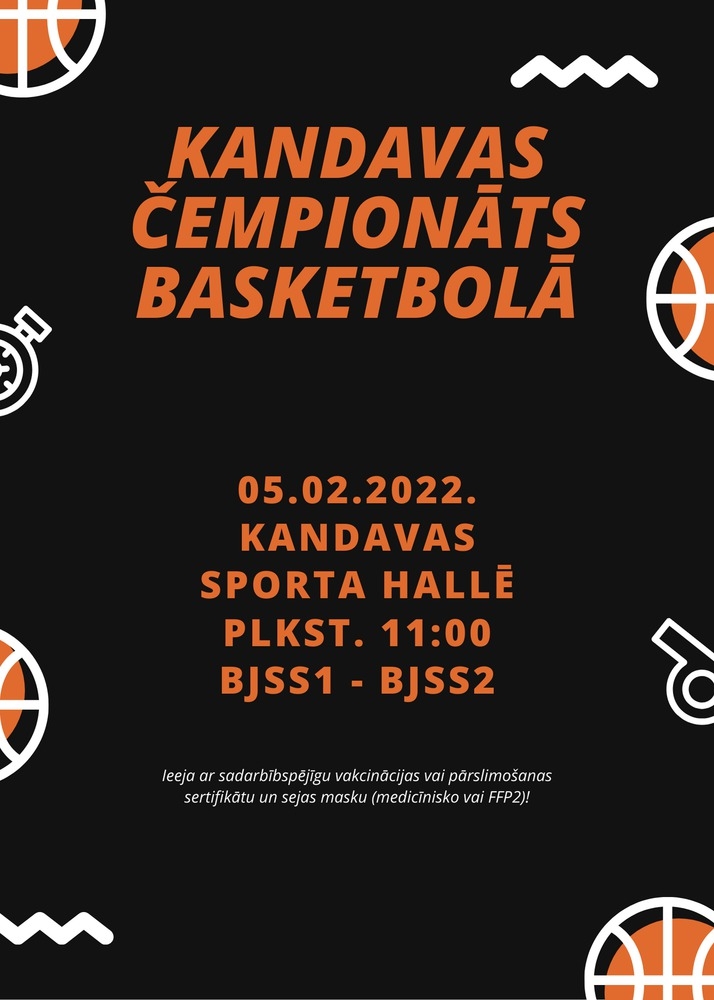 Kandavas čempionāts basketbolā: BJSS1 pret BJSS2