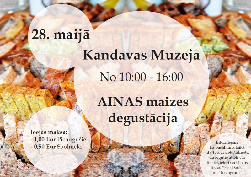 Maiznieces Ainas Šteinbergas maizes degustācija