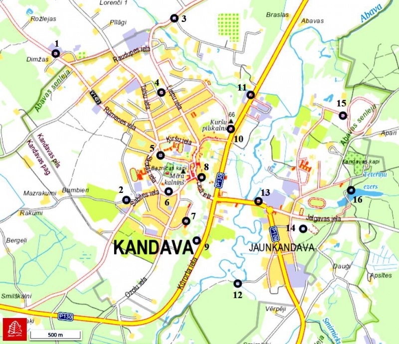 Piedzīvojumu fotoorientēšanās KARTE: Kandavas pavasaris 2022