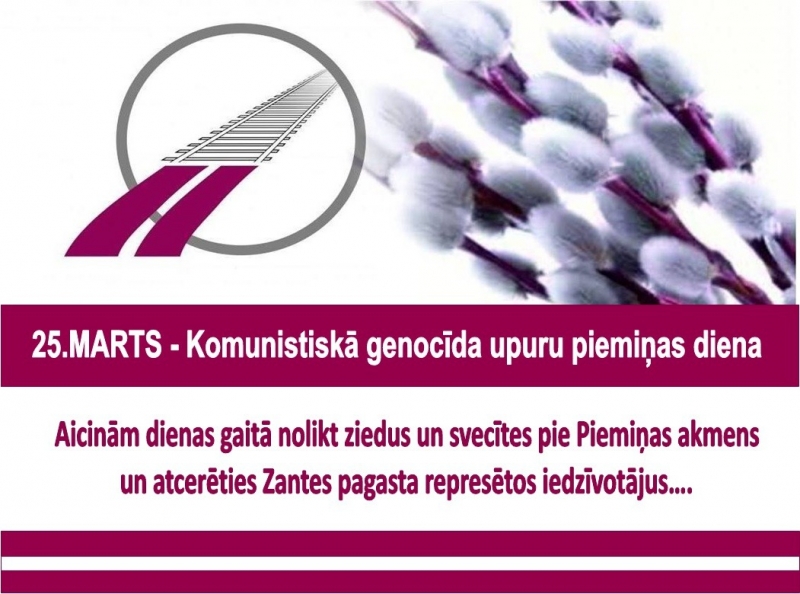 Komunistiskā genocīda upuru piemiņas diena Zantē