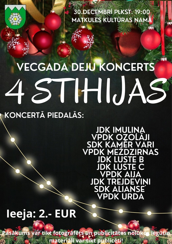 Vecgada deju koncerts "4 Stihijas"