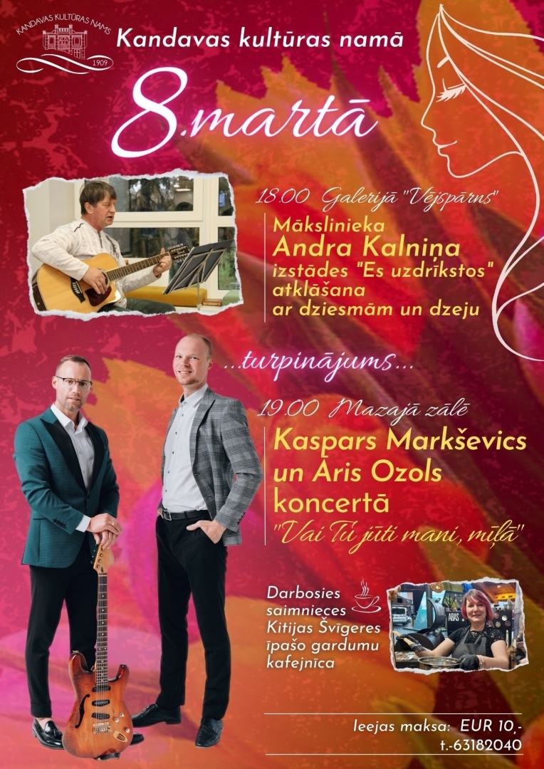 Sieviešu dienas vakars Kandavā
