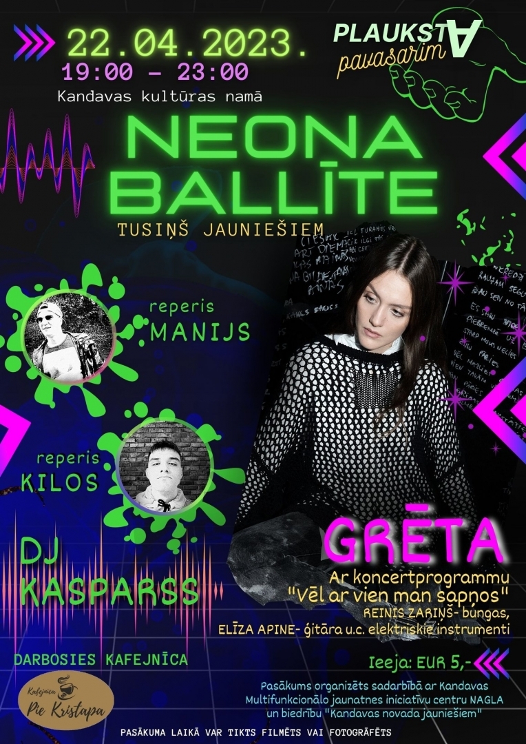 Neona ballīte jauniešiem