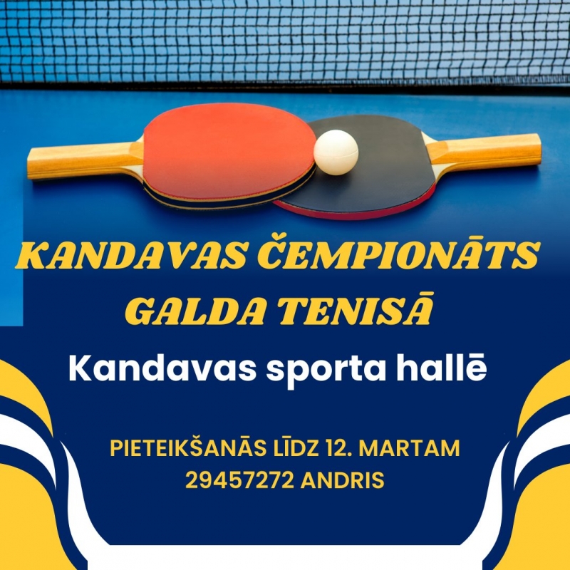 Kandavas čempionāts galda tenisā