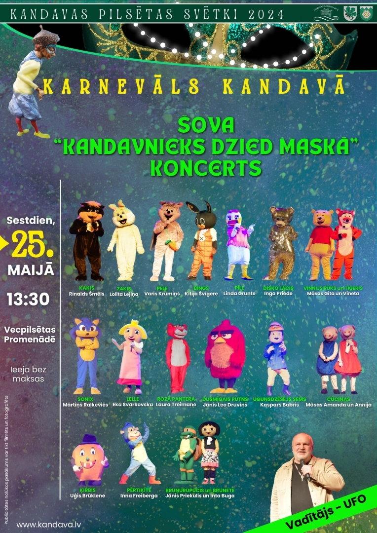 Kandavnieks dzied maskā