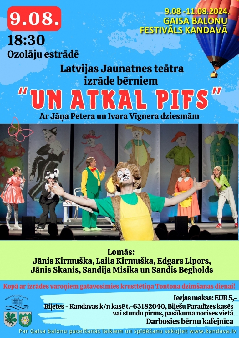Izrāde bērniem "Un atkal Pifs"