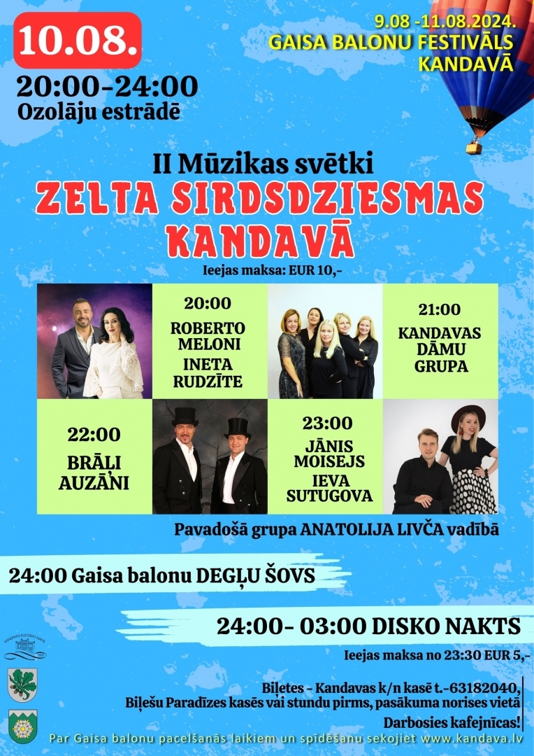 Zelta sirdsdziesmas Kandavā