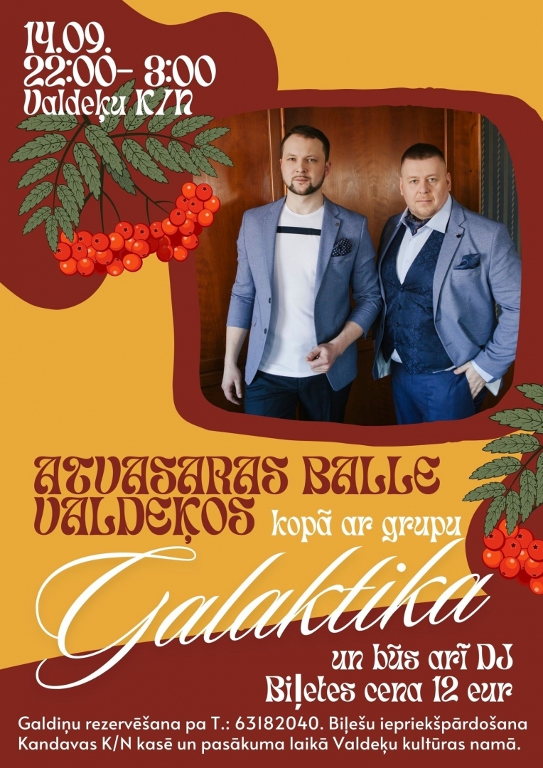 Atvasaras groziņballe Valdeķos