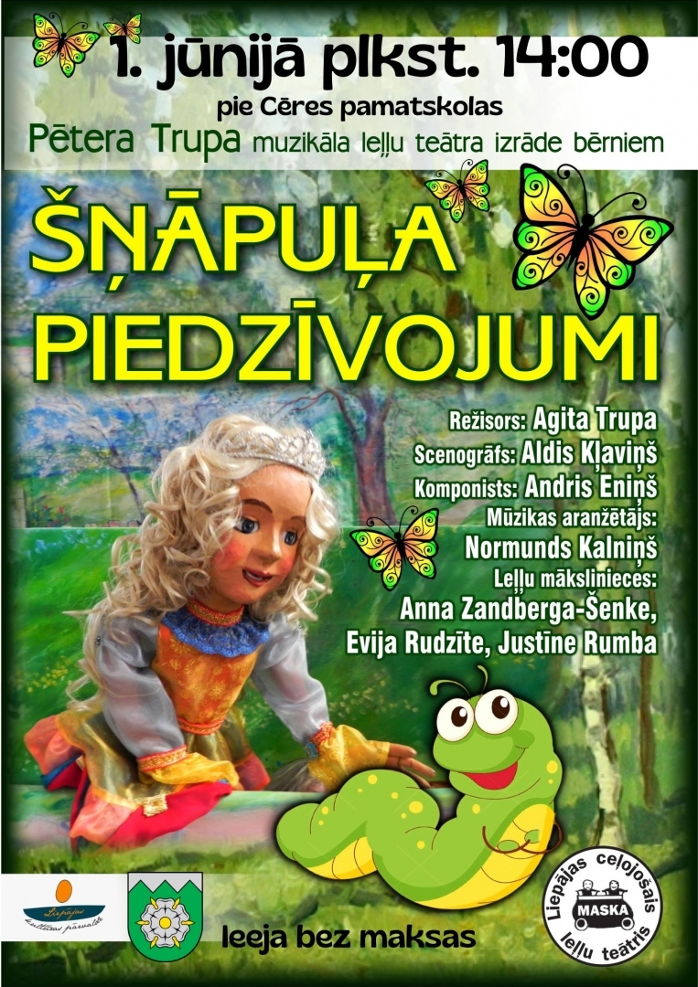 Muzikāla leļļu teātra izrāde bērniem "Šņāpuļa piedzīvojumi"