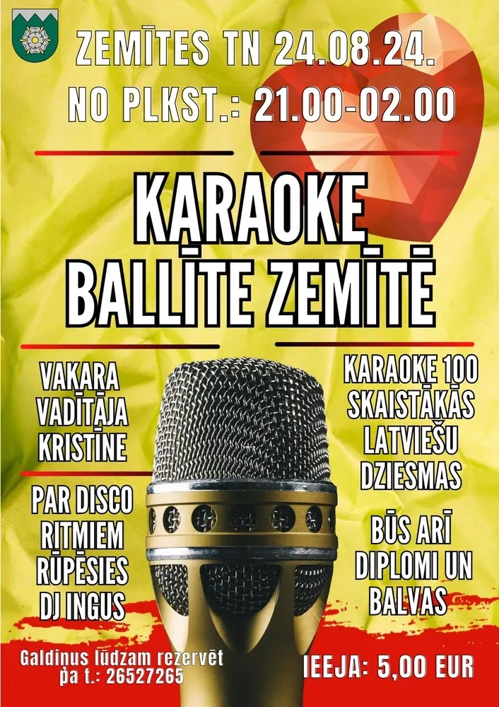 Zemītes pagasta svētku Karaoke balle