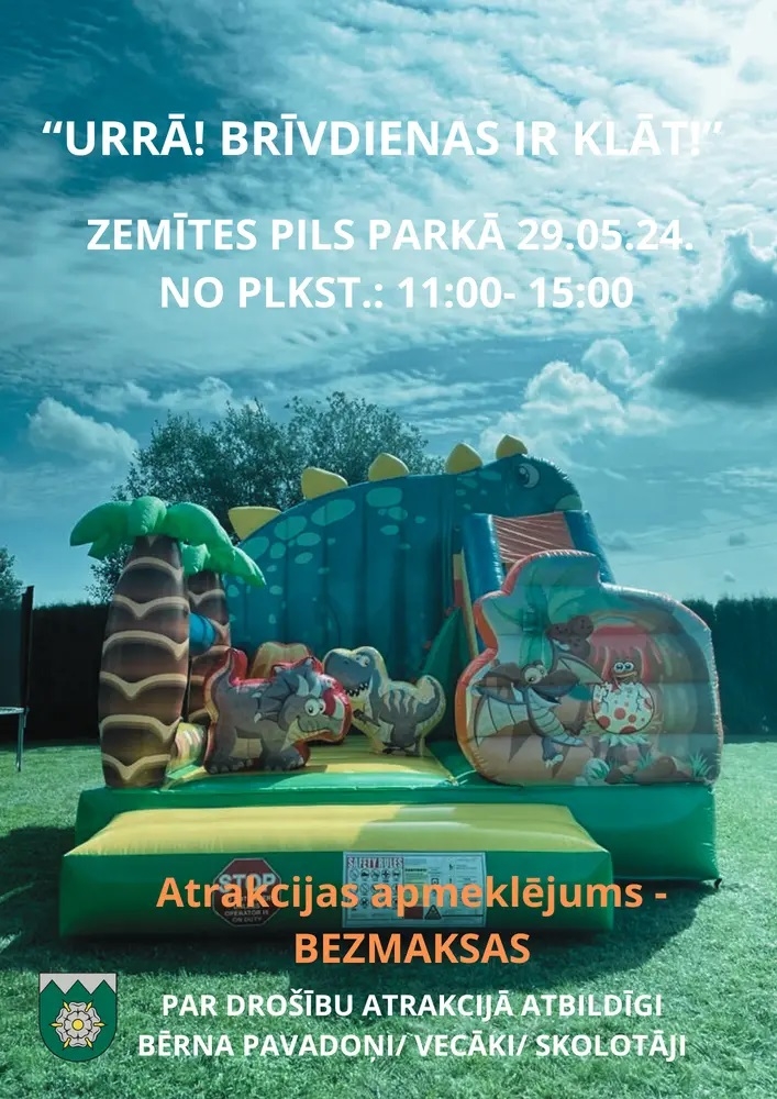 Aktivitāte bērniem "Urrā! Brīvdienas ir klāt!"