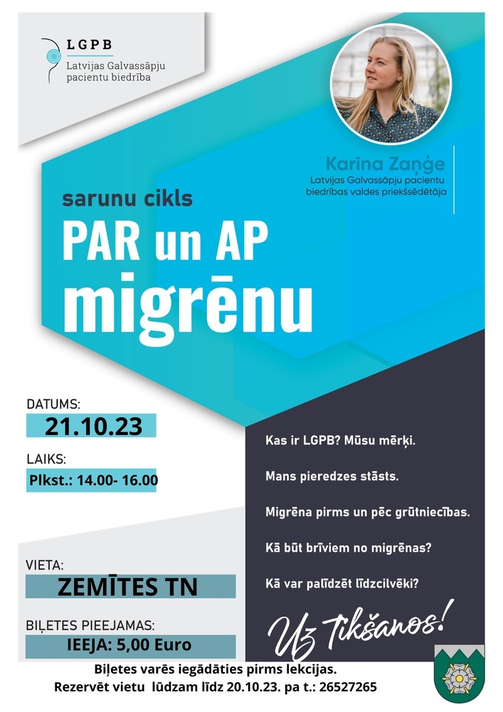 Sarunu seminārs “PAR un AP Migrēnu un galvassāpēm"