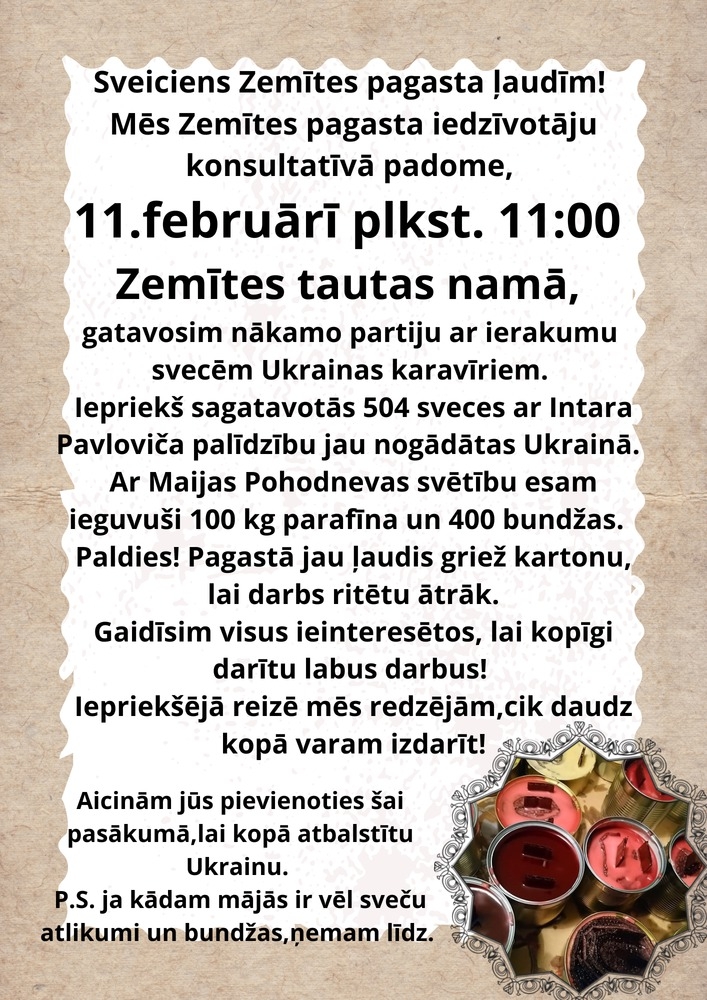 Ierakumu sveču liešana