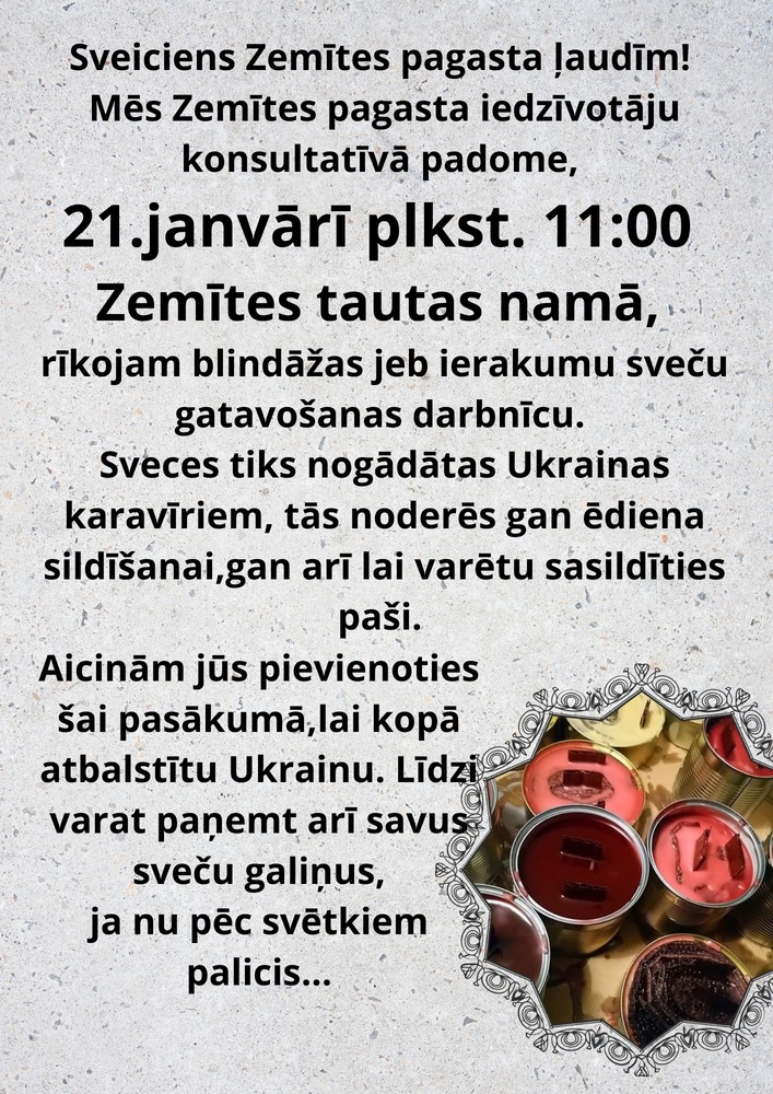 Ierakumu sveču gatavošanas darbnīca
