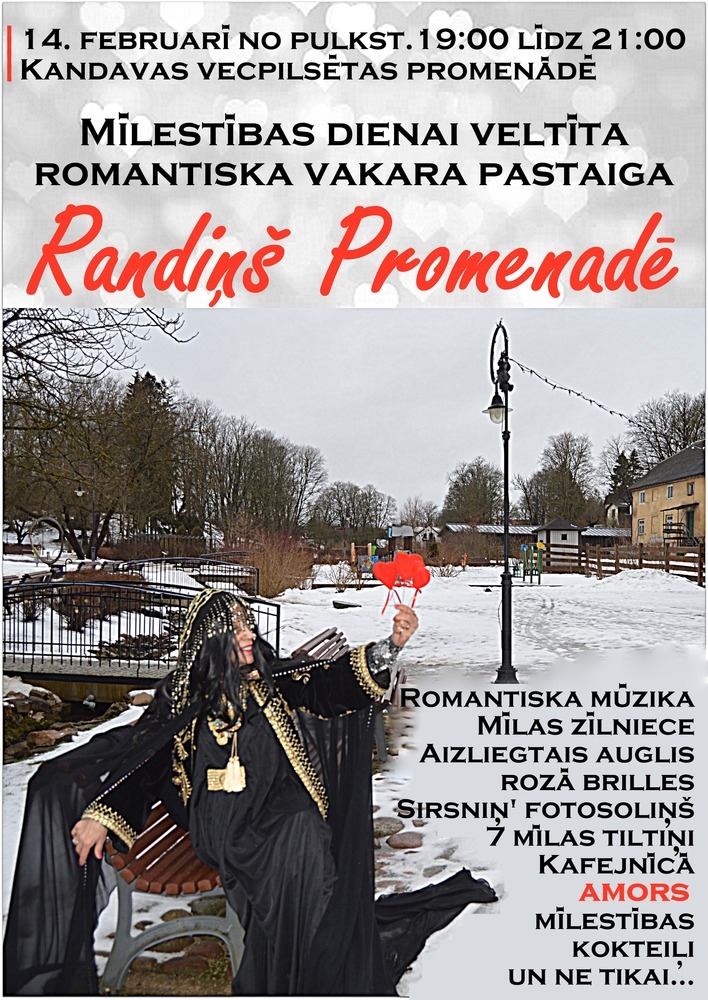 Romantiska vakara pastaiga „Randiņš Promenādē”