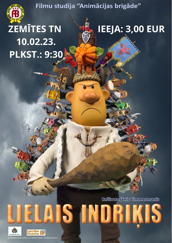 Multiplikācijas filma bērniem "Lielais Indriķis"