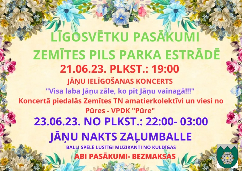 Līgosvētku pasākumi Zemītē