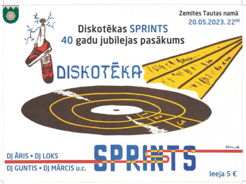 Diskotēkas "Sprints" 40 gadu jubilejas pasākums