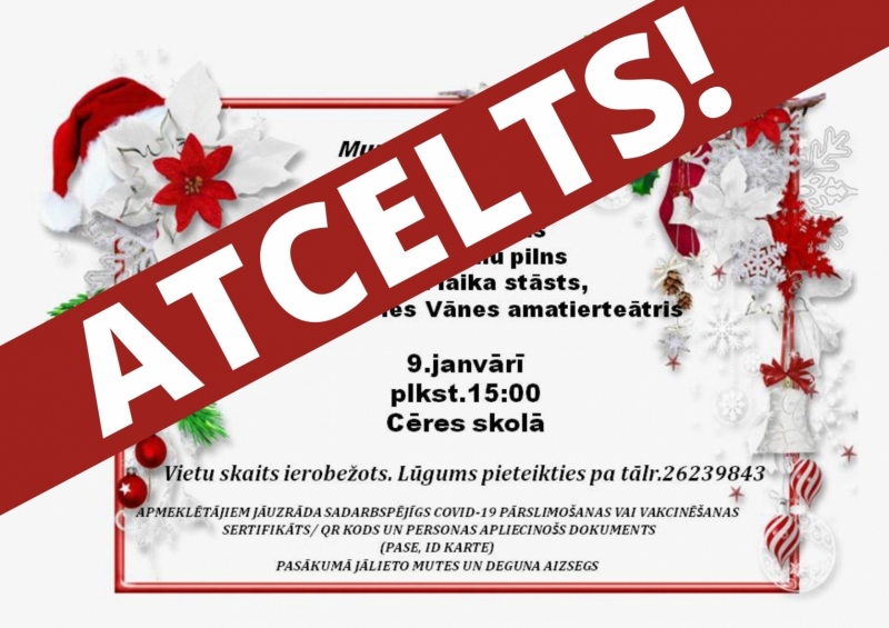 Aktiera slimības dēļ tiek atcelta Vānes amatierteātra izrāde