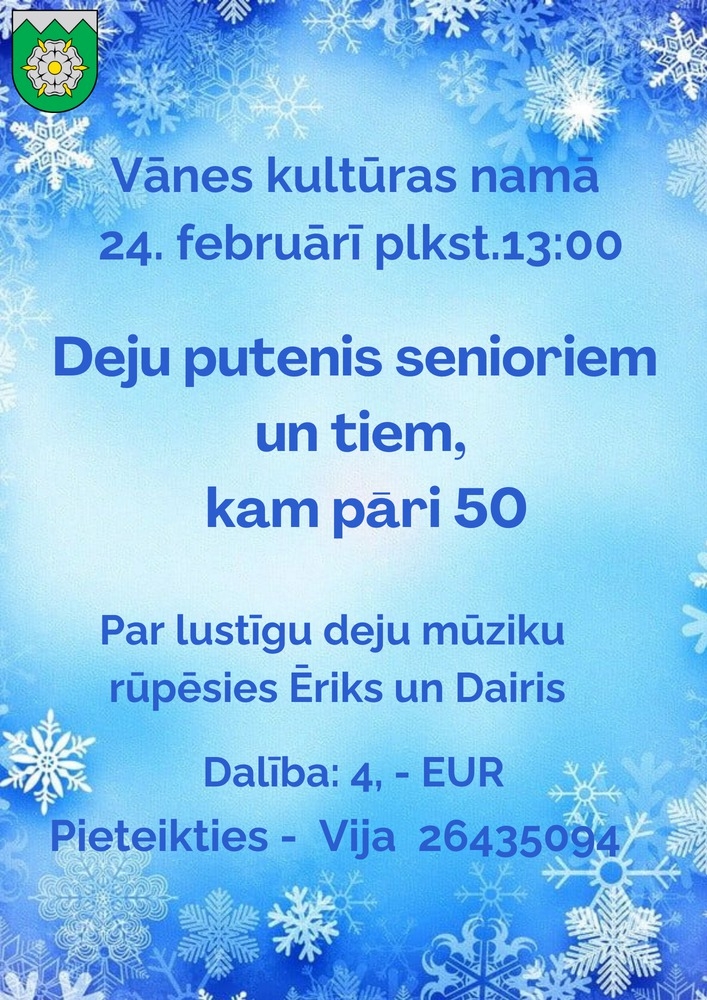 Deju putenis senioriem un tiem, kam pāri 50