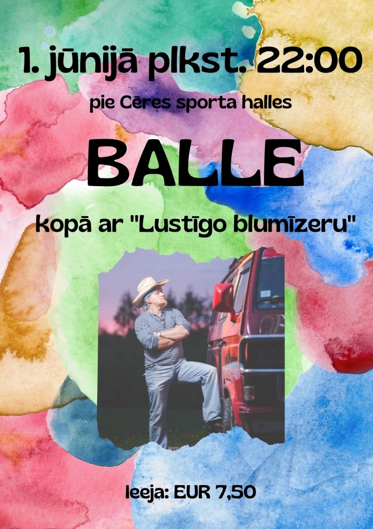 Balle ar grupu "Lustīgais blumīzers"