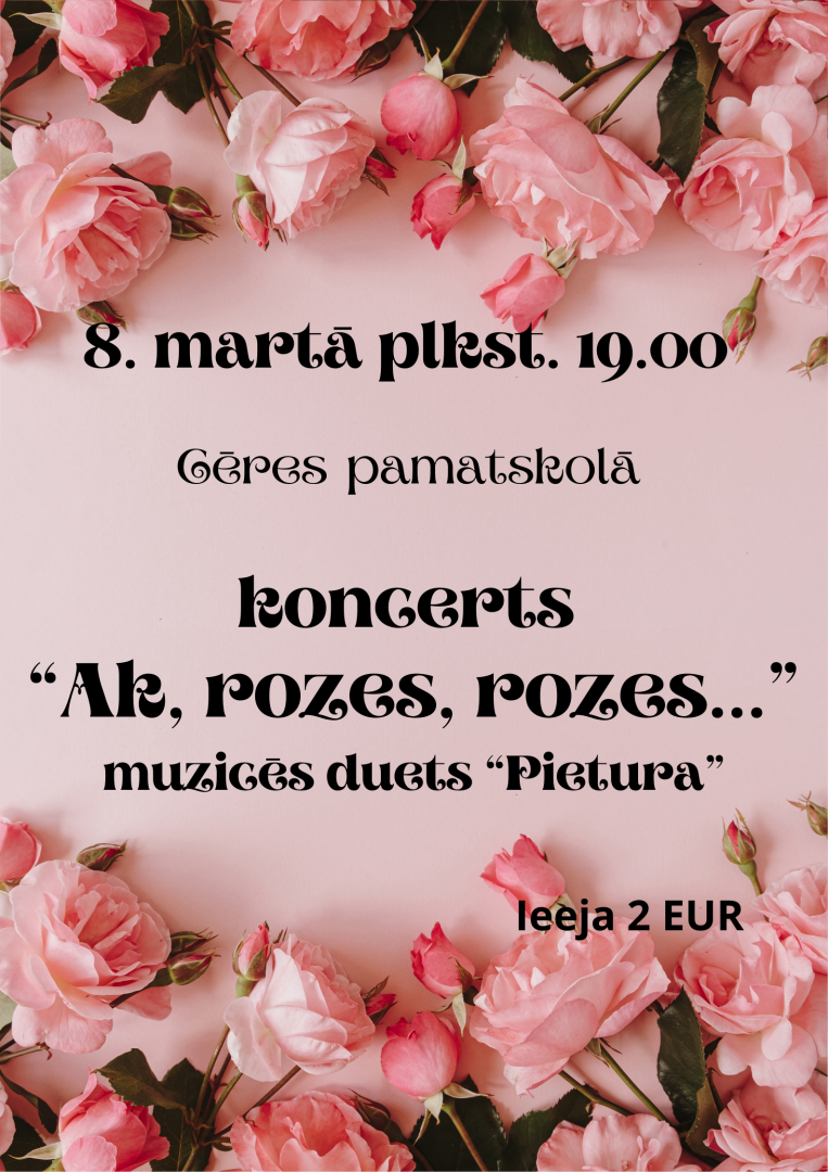 Koncerts "Ak, rozes, rozes..."