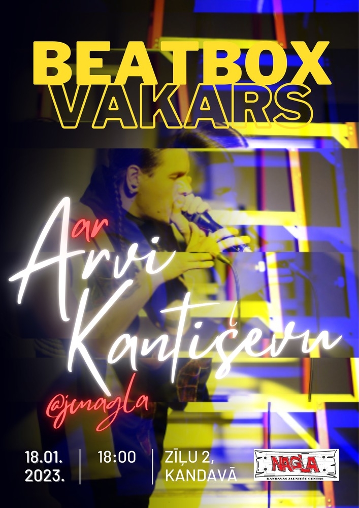 BEATBOX vakars ar Arvi Kantiševu