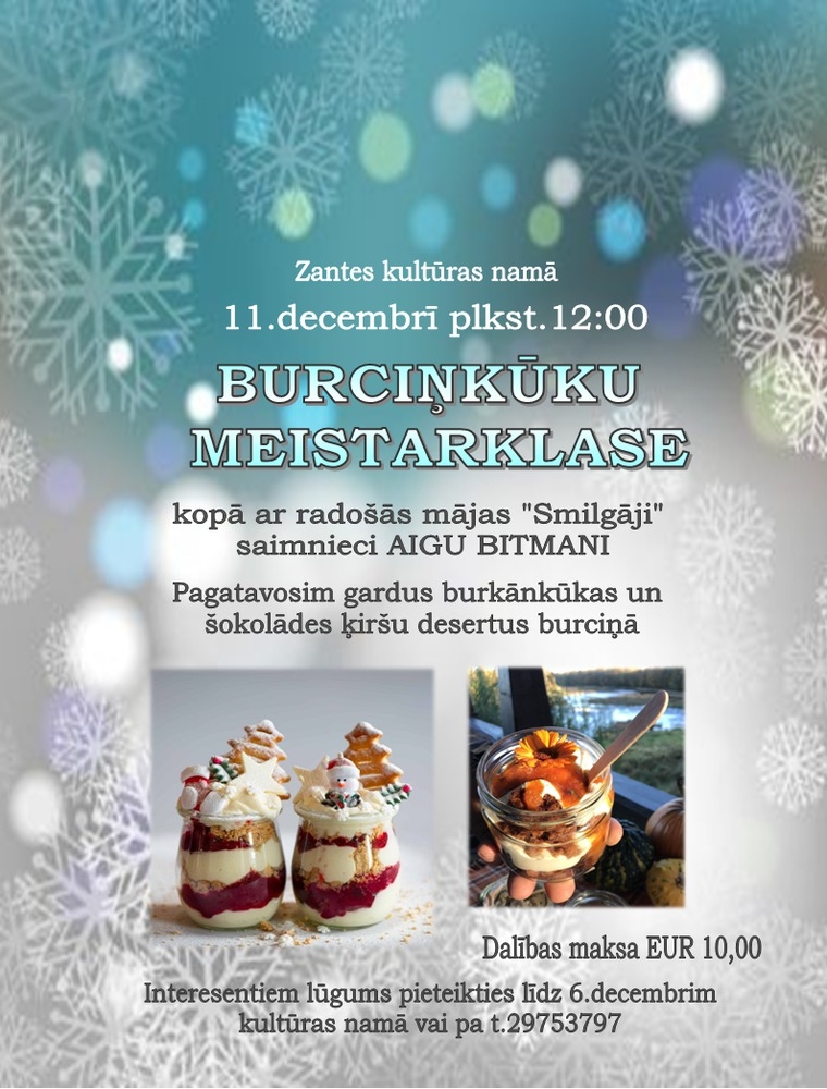 Burciņkūku meistarklase