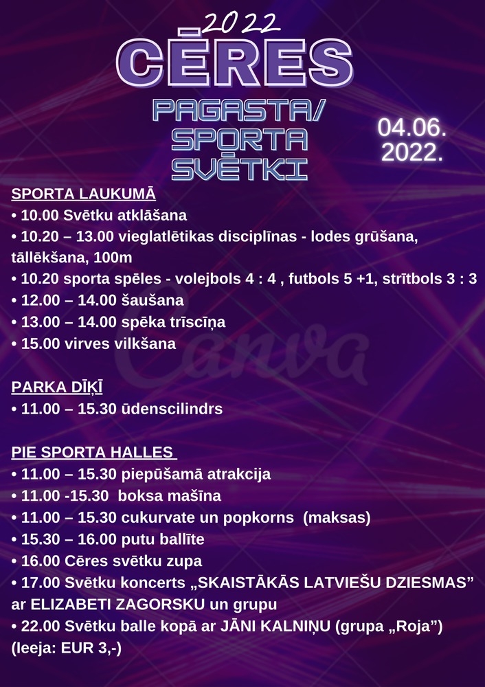 Cēres pagasta/sporta svētki