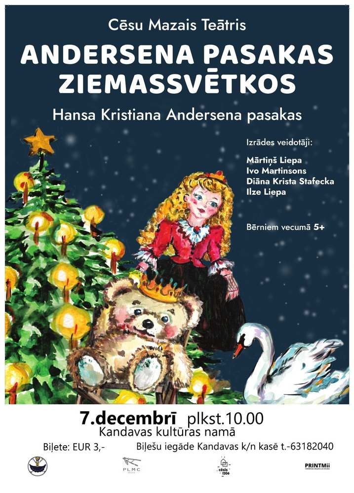 Cēsu Mazais Teātris. "H.K.Andersena pasakas Ziemassvētkos"