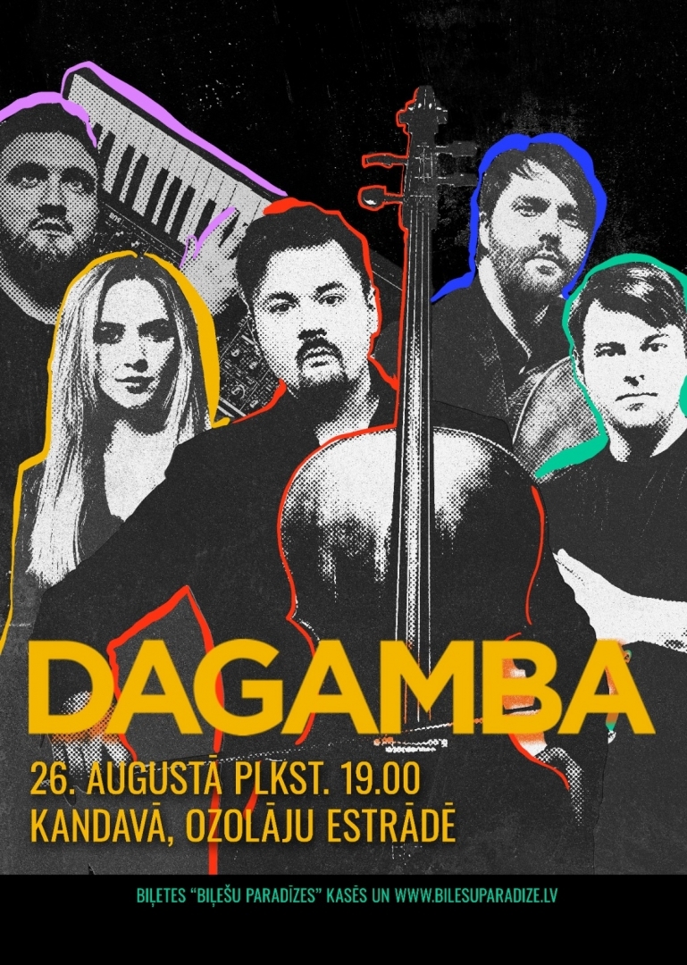 Grupas "DAGAMBA" koncerts Kandavā