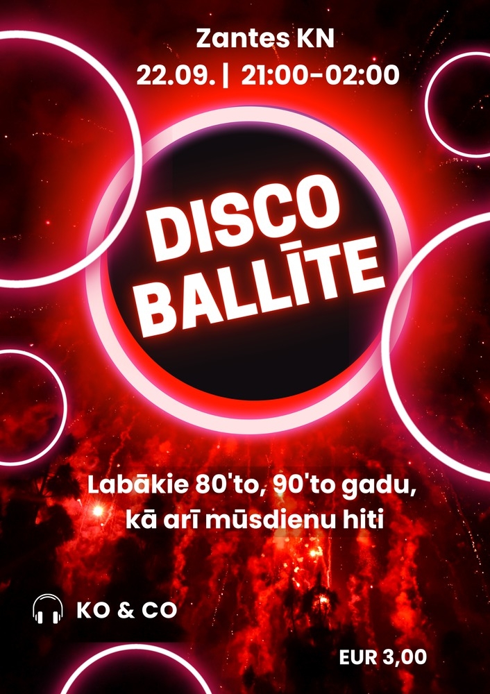 Disko ballīte Zantē