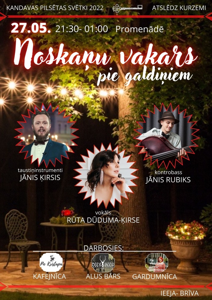 Noskaņu vakars muzikālā gaisotnē