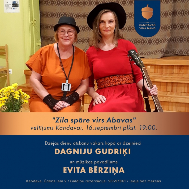Dzejas diena Kandavas Vīna namā