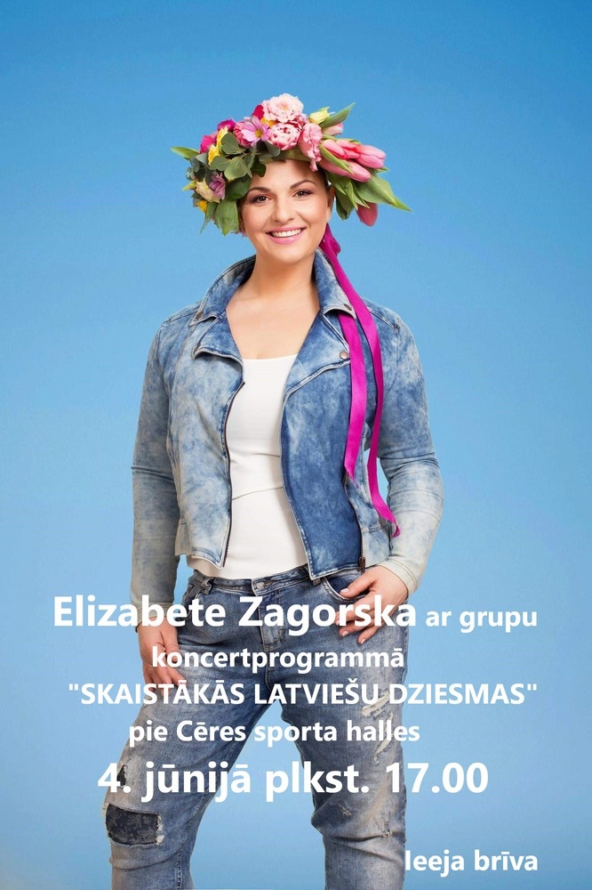 Svētku koncerts "Skaistākās latviešu dziesmas" ar Elizabeti Zagorsku