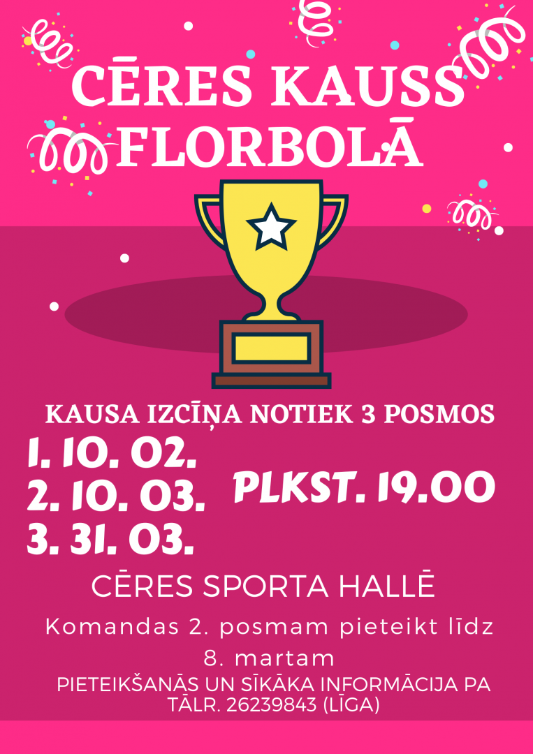 Cēres kauss florbolā 2. posms
