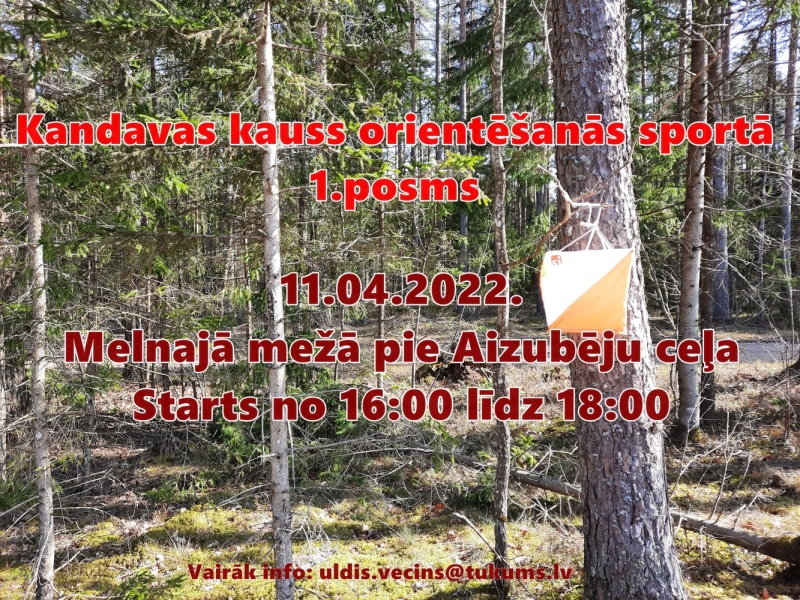 Kandavas kauss orientēšanās sportā 1.posms