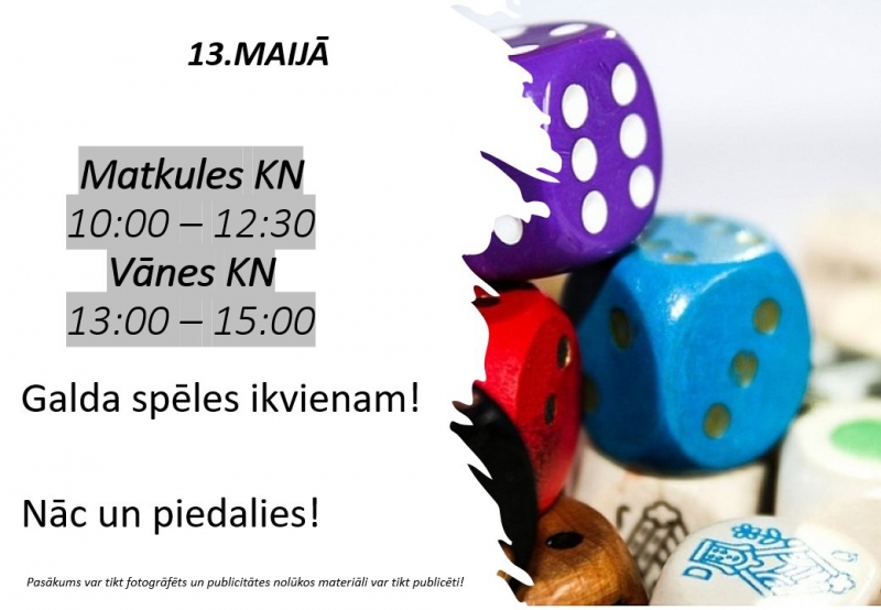 Galda spēles Matkulē