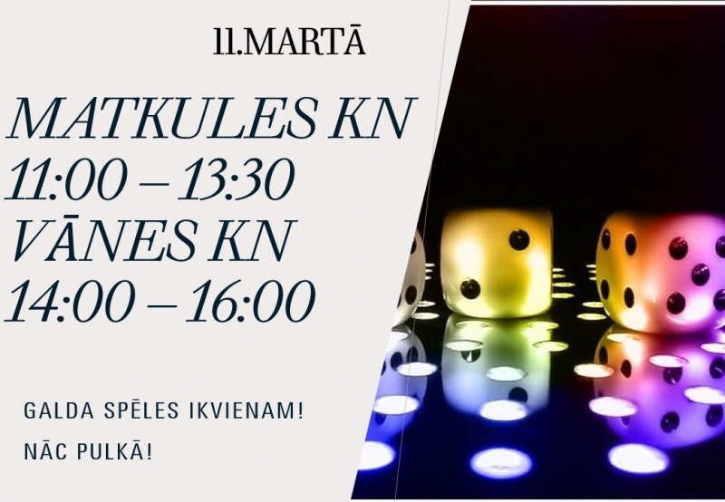Galda spēles ikvienam