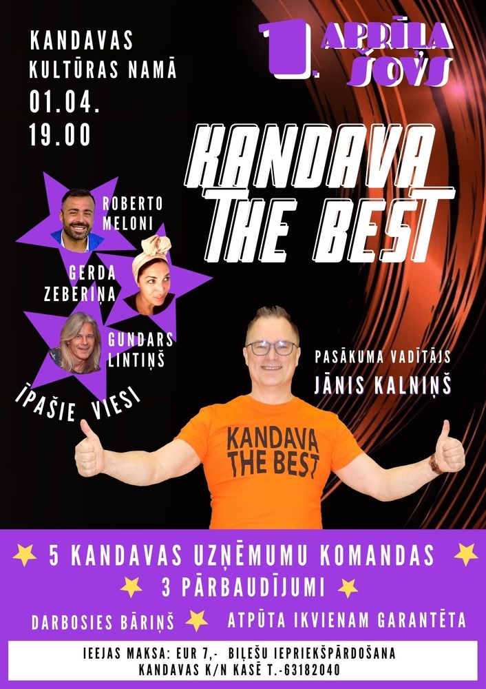 1. aprīļa šovs "Kandava The Best"