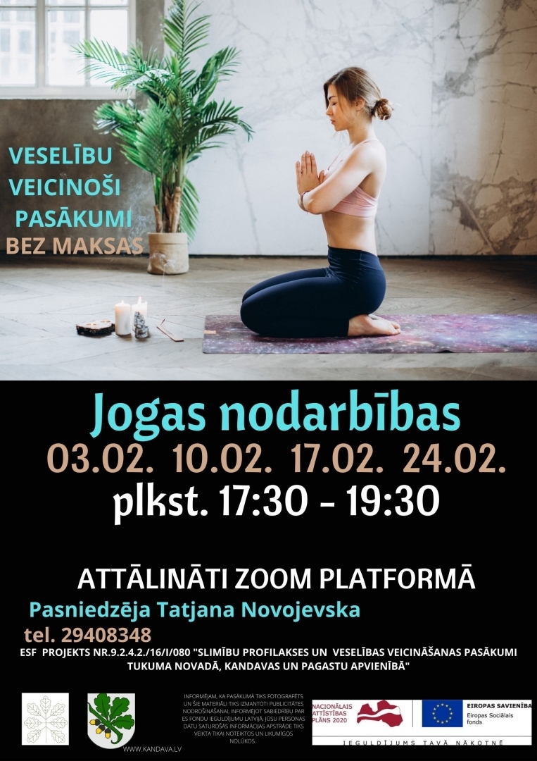 Februārī turpinās slimību profilakses un veselības veicināšanas pasākumi Kandavas un pagastu apvienības teritorijā