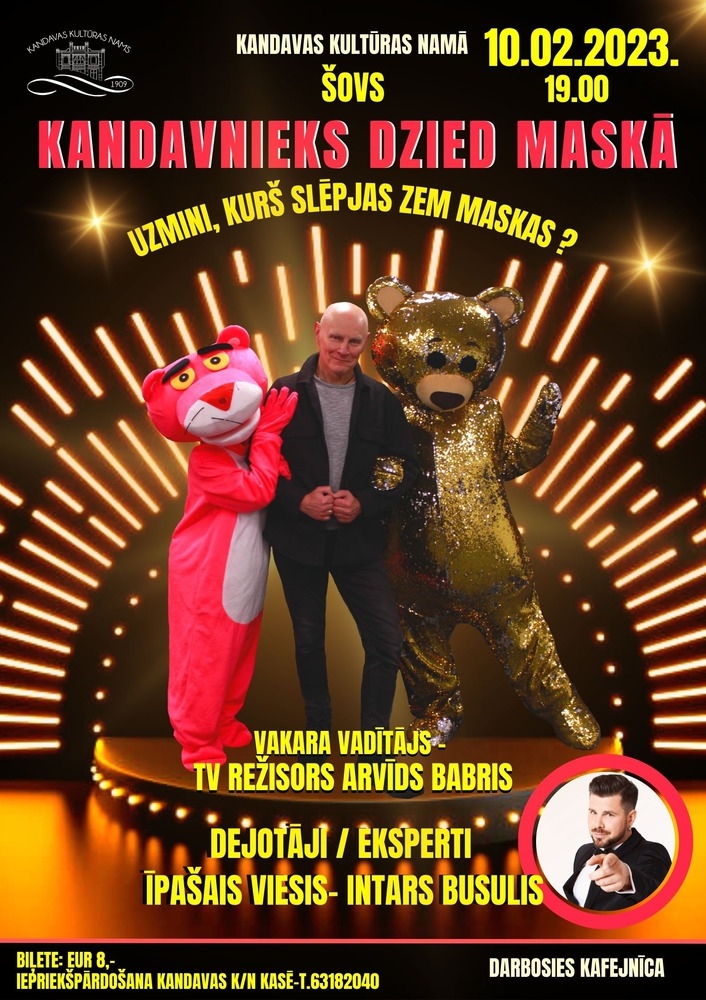 Šovs "Kandavnieks dzied maskā"