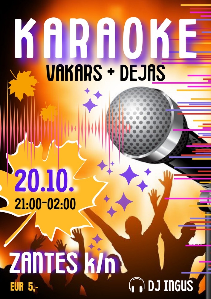 Karaoke vakars & ballīte