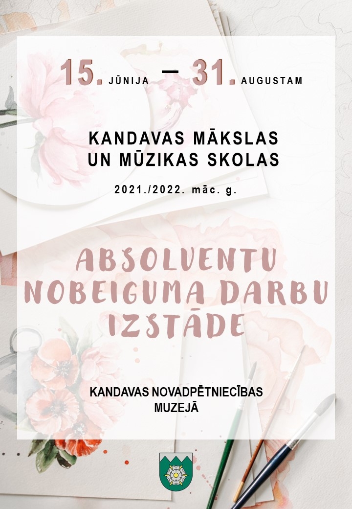 Kandavas Mākslas un Mūzikas skolas audzēkņu darbu izstāde