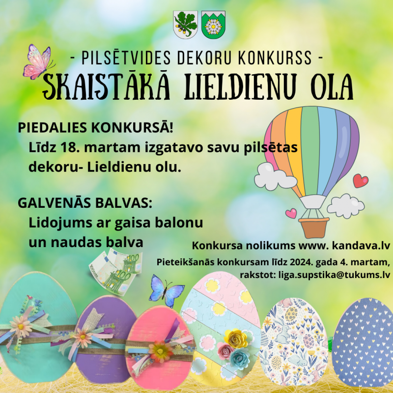 Piedalies konkursā!