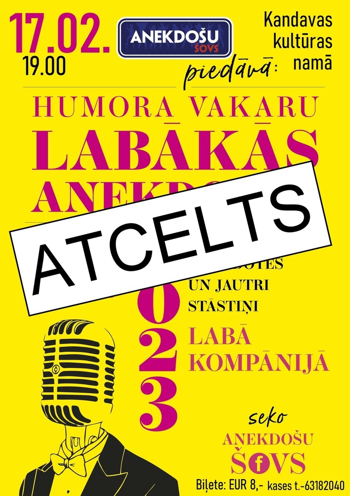 Pasākums atcelts