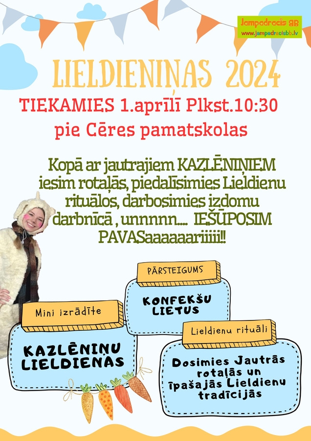 Lieldienas Cērē un joku pēcpusdiena „Dzīve kā pasakā”