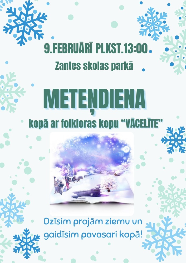 Meteņdiena kopā ar folkloras kopu "Vācelīte"